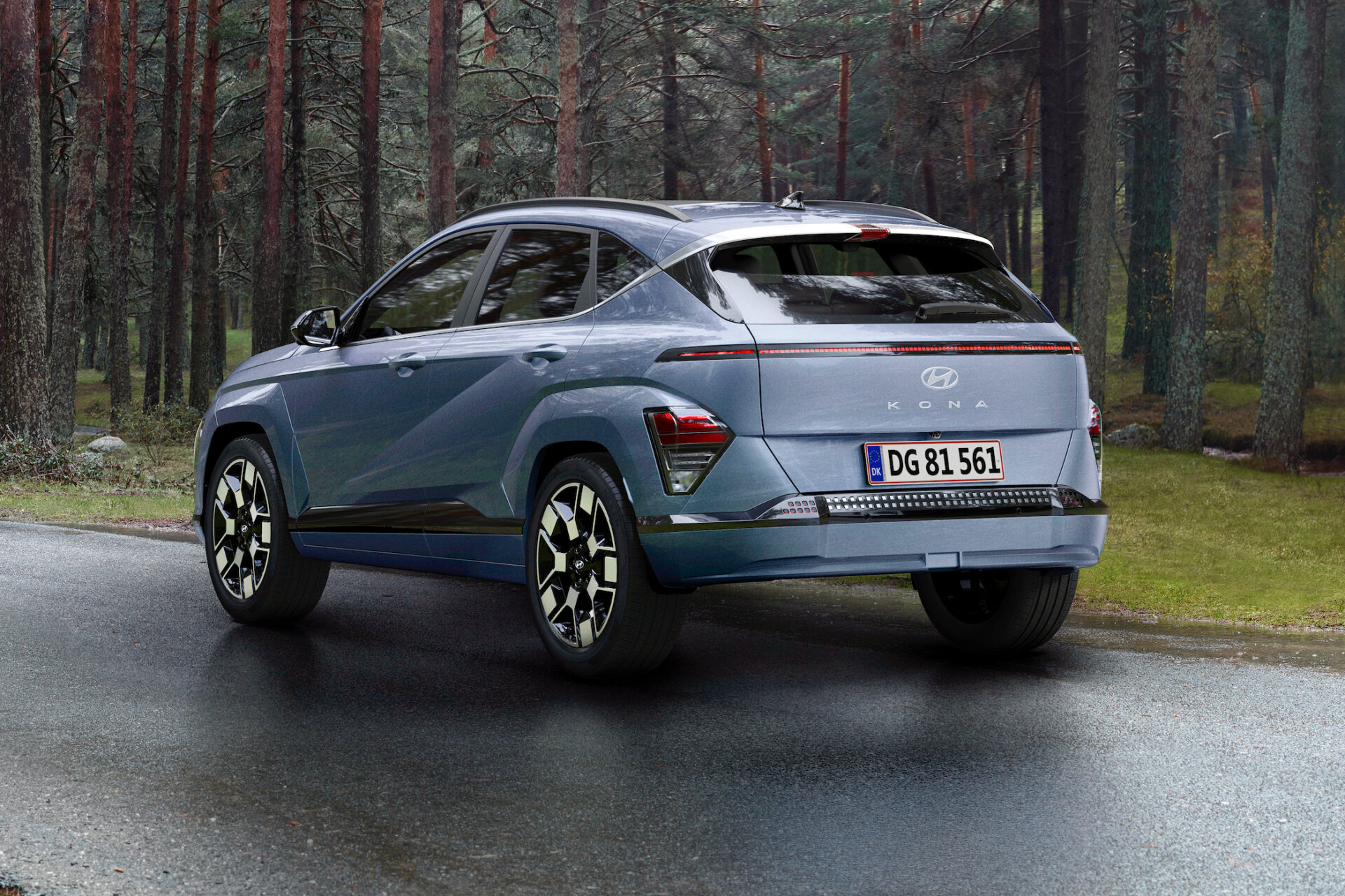 Hyundai Kona Electric på landevejen 